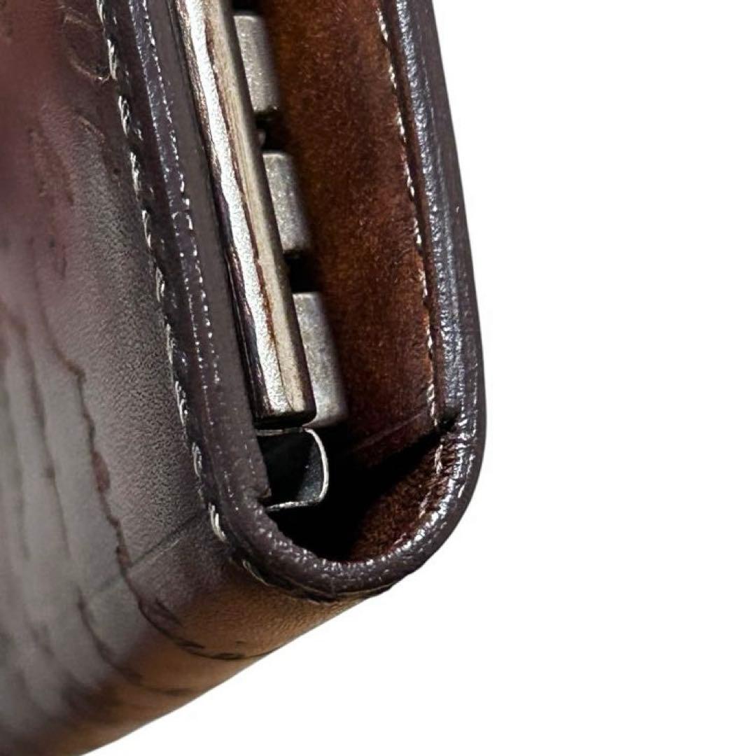 Berluti ベルルッティ　カリグラフィー　キーケース　キーホルダー　ブラウン