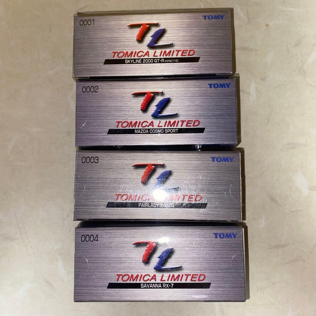 TOMICA LIMITED 4台 0001〜0004