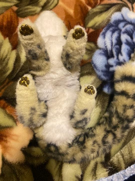 ヒョウ ぬいぐるみ アートドール アーティストドール ハンドメイド テディベア