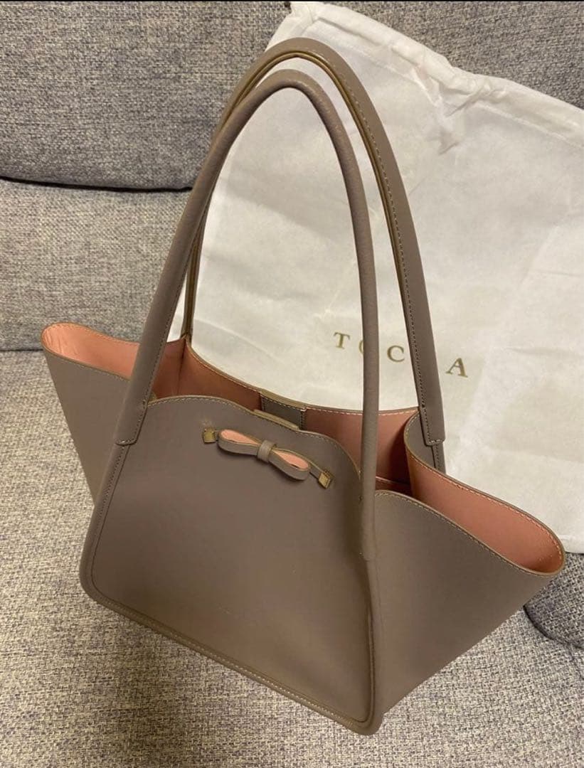 TOCCA NUAGE LEATHER TOTE トートバッグ