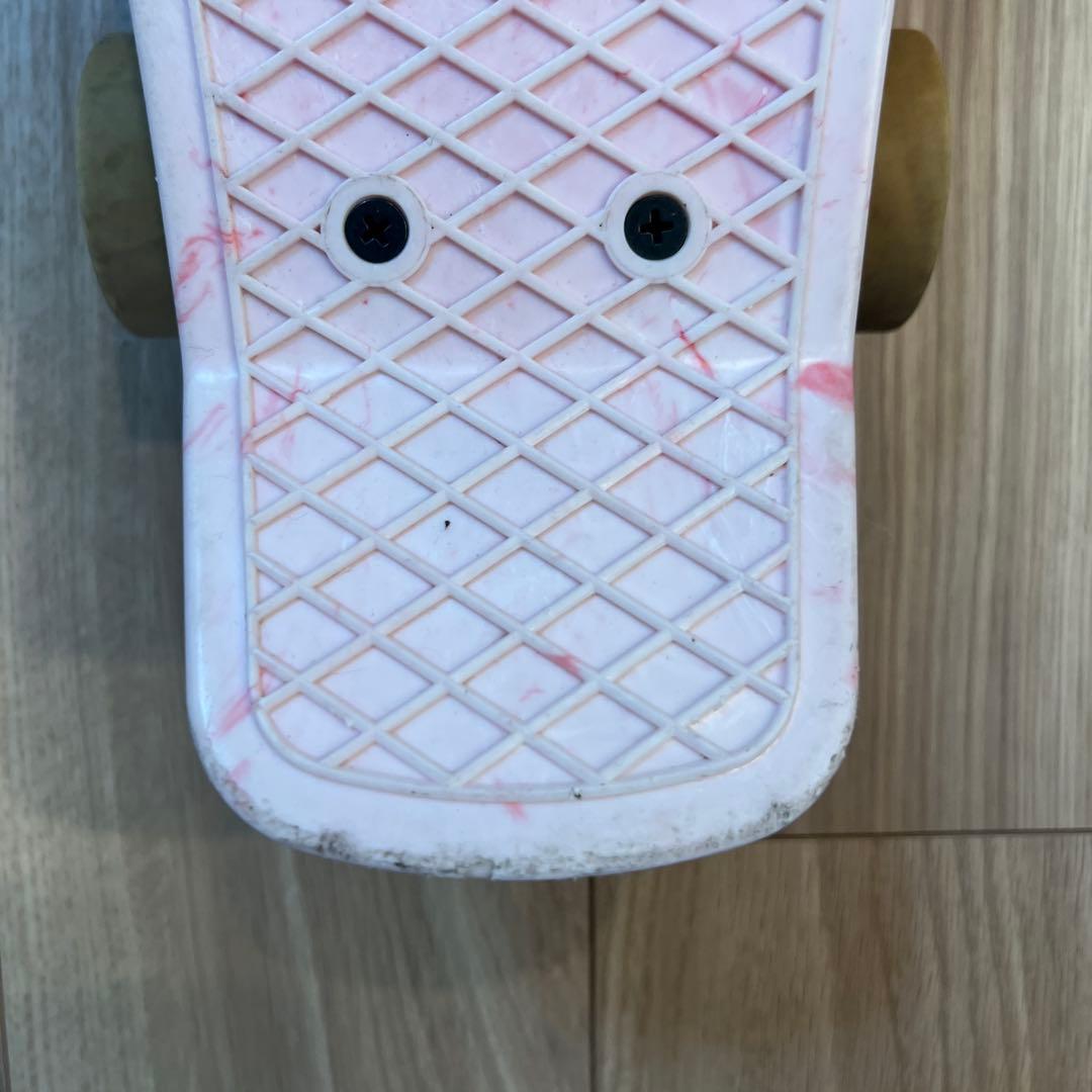 Penny スケートボード ピンク&レッドマーブル