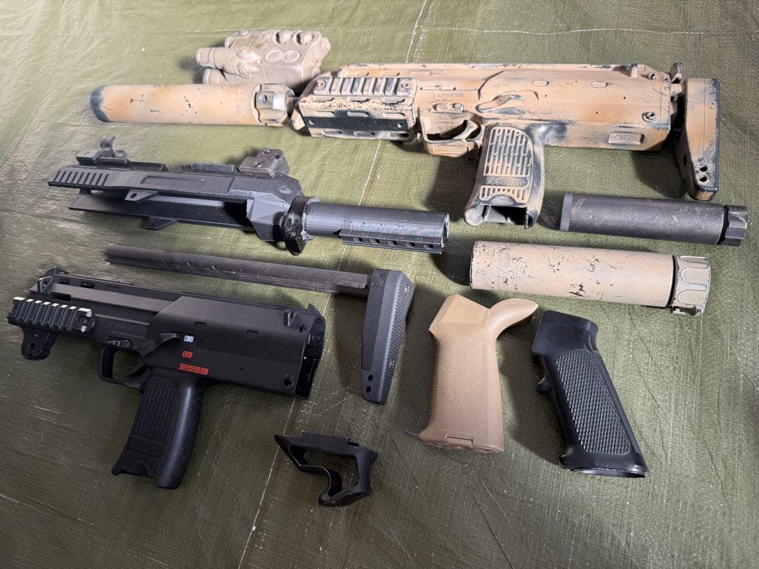 ジャンク パーツ取り エアガン 電動ガンガスガン まとめセット スペアパーツ等