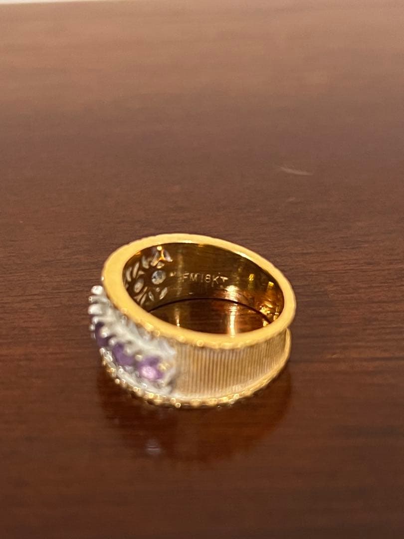 The Franklin Mint フランクリンミント　ゴールド&ストーンリング