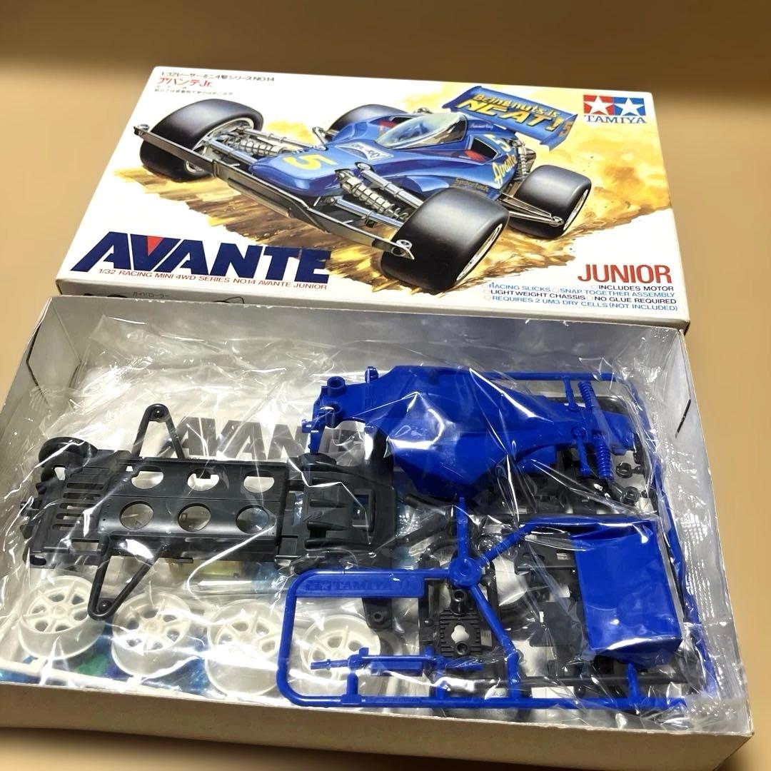 ミニ四駆 小鹿 アバンテJr. 1988年 初期ロット 身組立 当時物