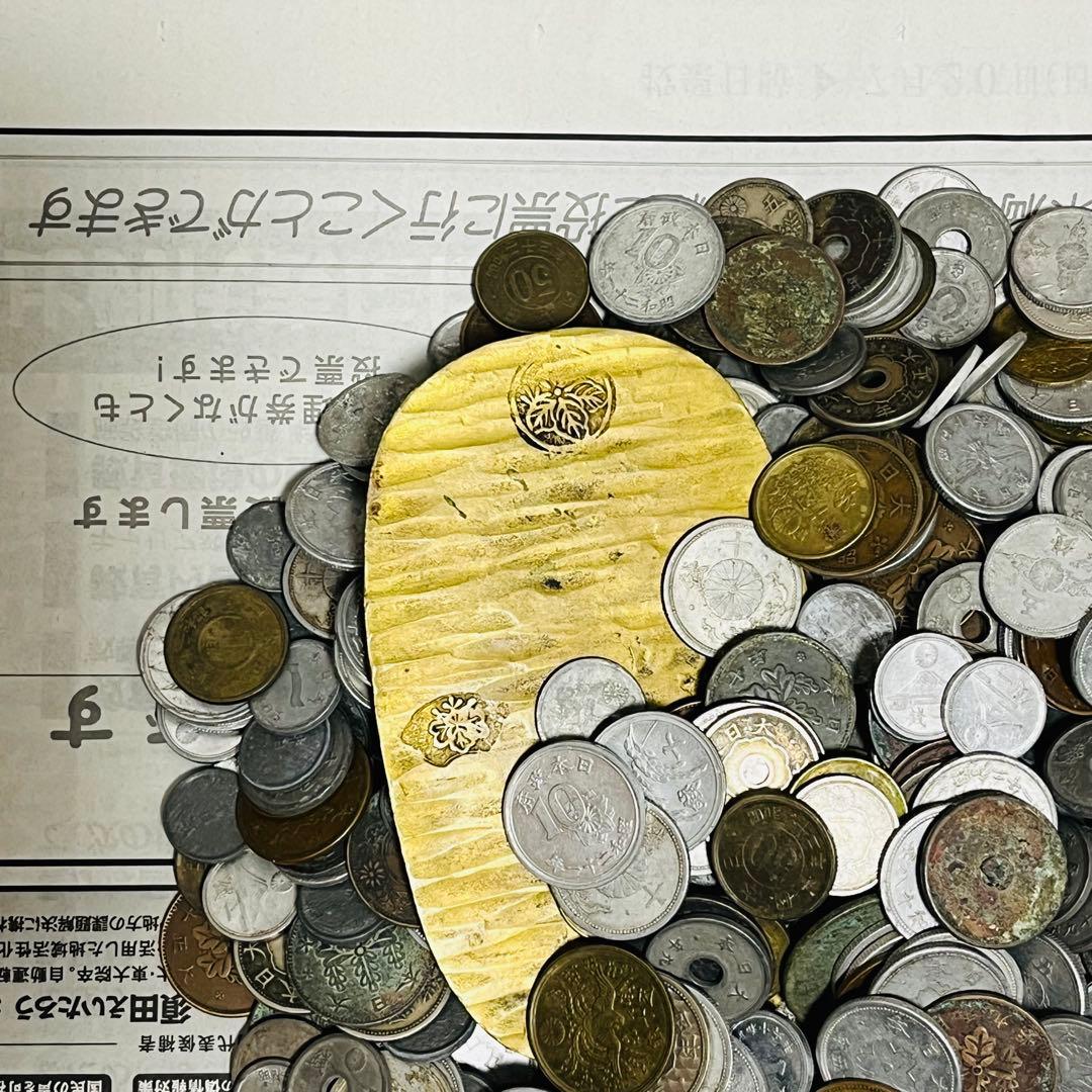 銀貨 古銭 硬貨 日本古銭 雑銭まとめ　2.0kg以上