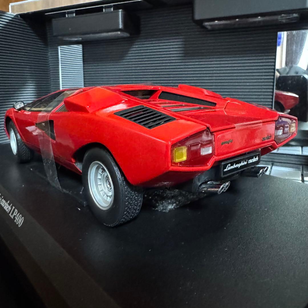 絶版未展示品 京商 1/18 ランボルギーニ カウンタック LP400 レッド