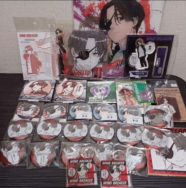 WIND BREAKER 蘇枋隼人 缶バッジ　アクスタ