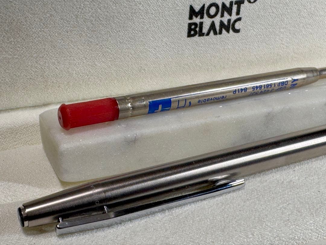【極美品】MONT BLANC 1970S シルバー スリムライン