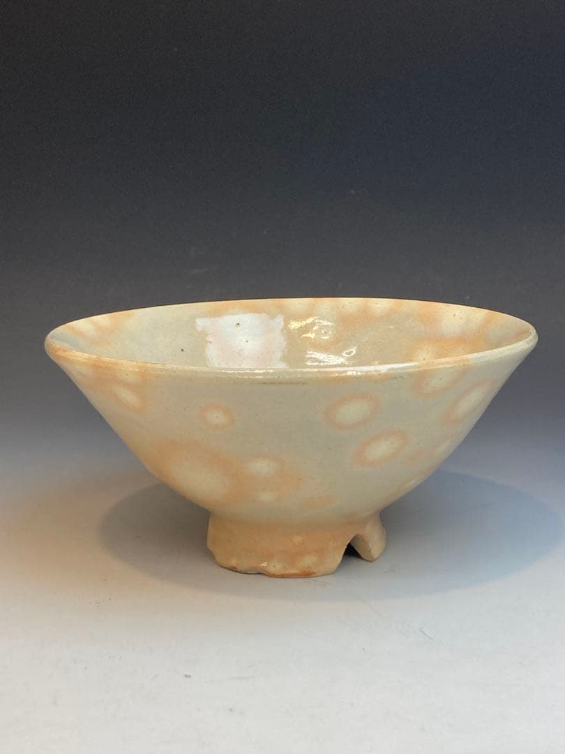 淡々斎書付箱 十一代高麗左衛門 作 萩茶碗 共箱 仕覆付 茶道具