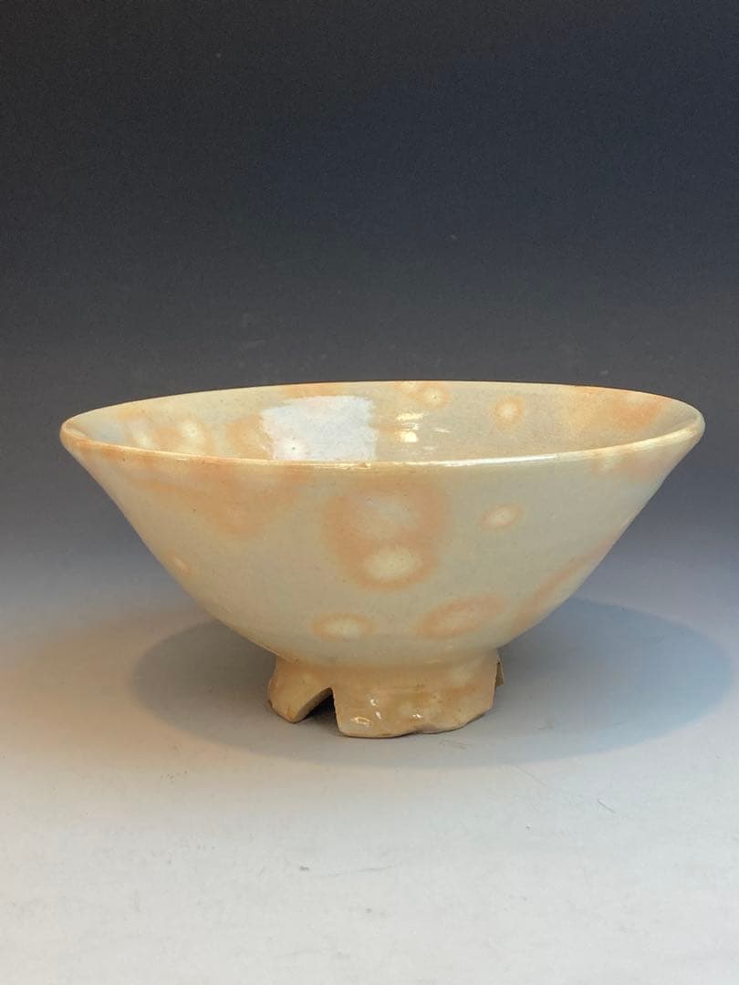 淡々斎書付箱 十一代高麗左衛門 作 萩茶碗 共箱 仕覆付 茶道具