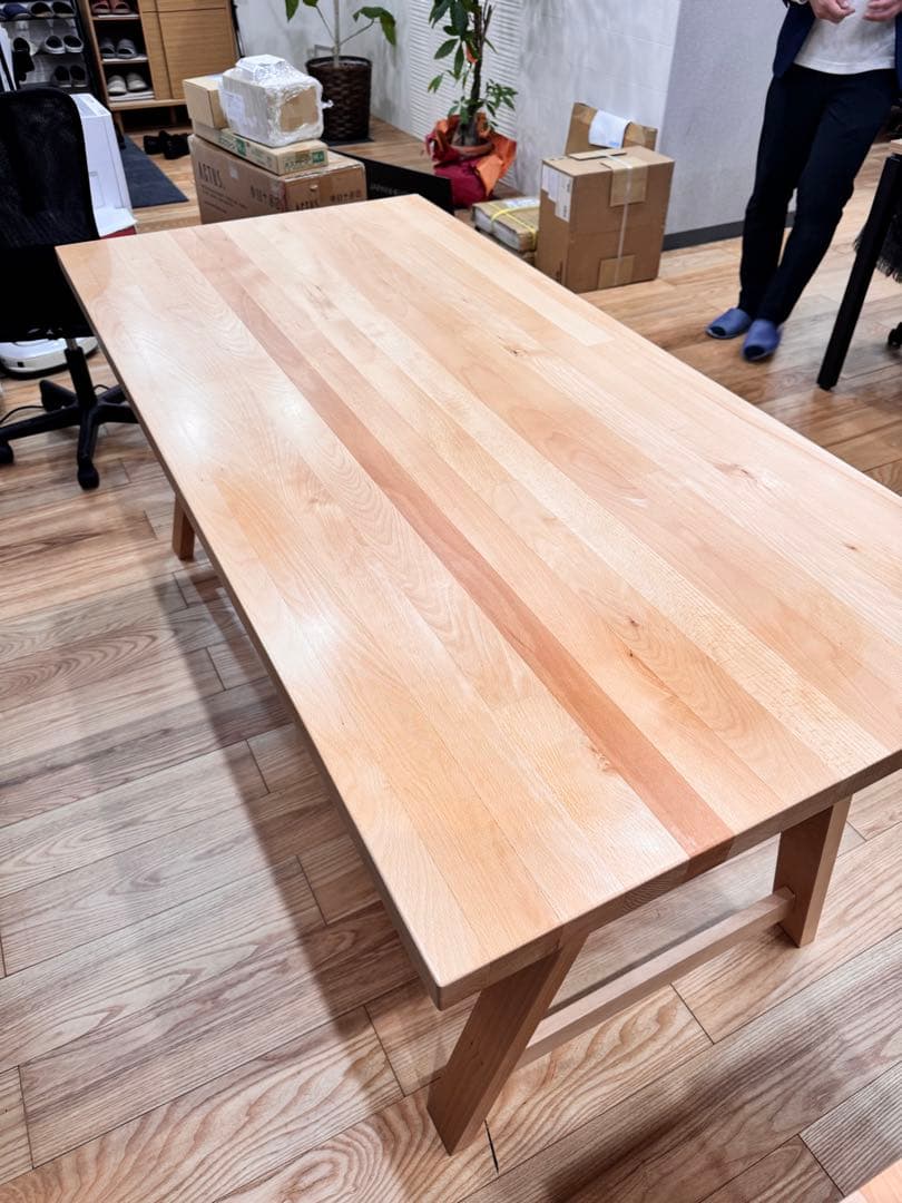 無垢材 ダイニングテーブル シンプル