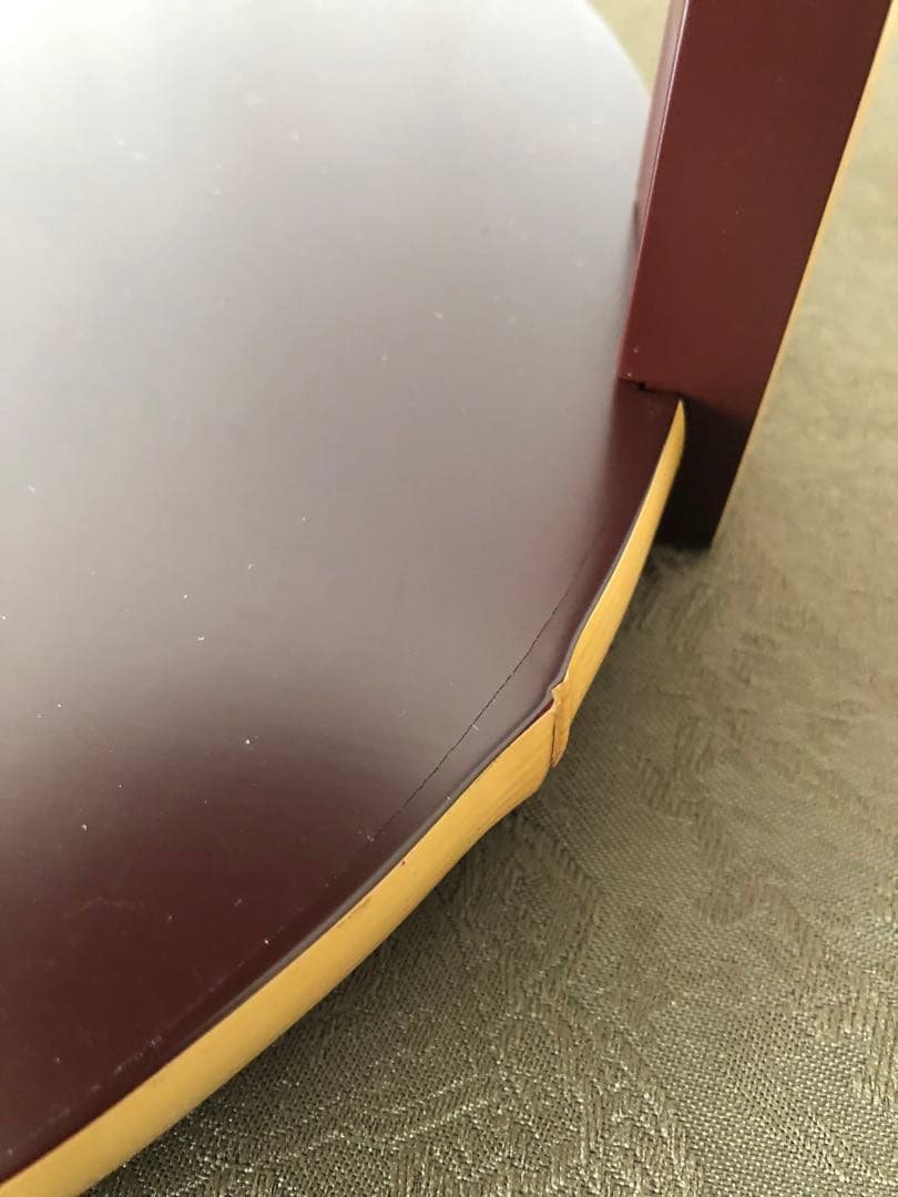 白竹　丸卓　台子　而妙斎好　田原一斎作　組み立て式　茶道具