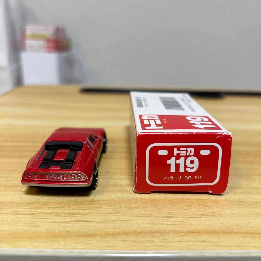 日本製トミカ赤箱 フェラーリ BB 512 119