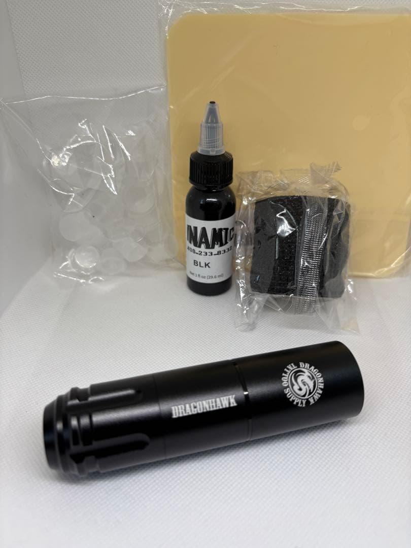 タトゥーマシン Dragonhawk ワイヤレス 黒 フルセット