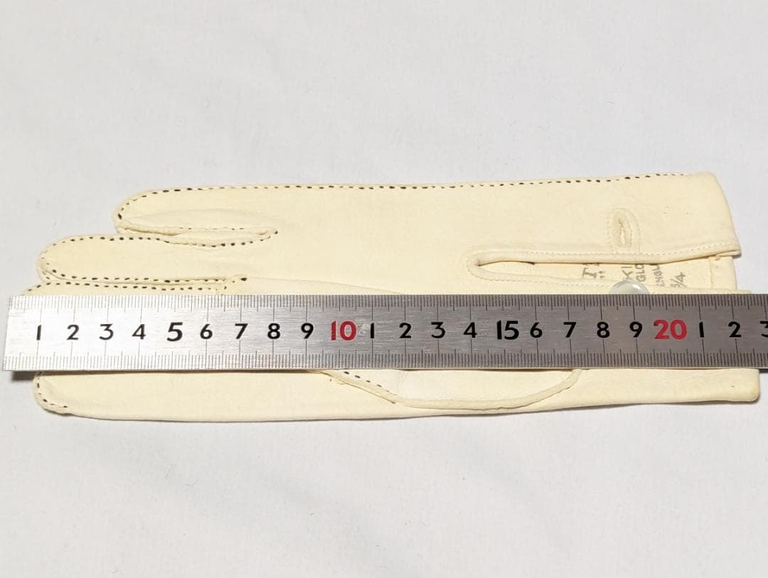 Dents ドスキン 50sヴィンテージ 英国製グローブ オフホワイト XS