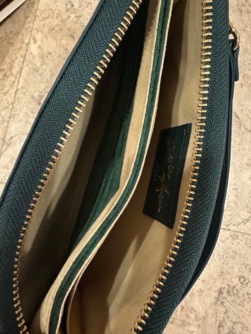 新品未使用　ATAO ボタニカルグリーン ショルダーバッグ