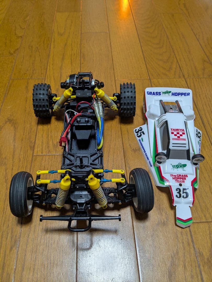 タミヤ　タムテックギアグラスホッパーミニ　　リフェバッテリー付