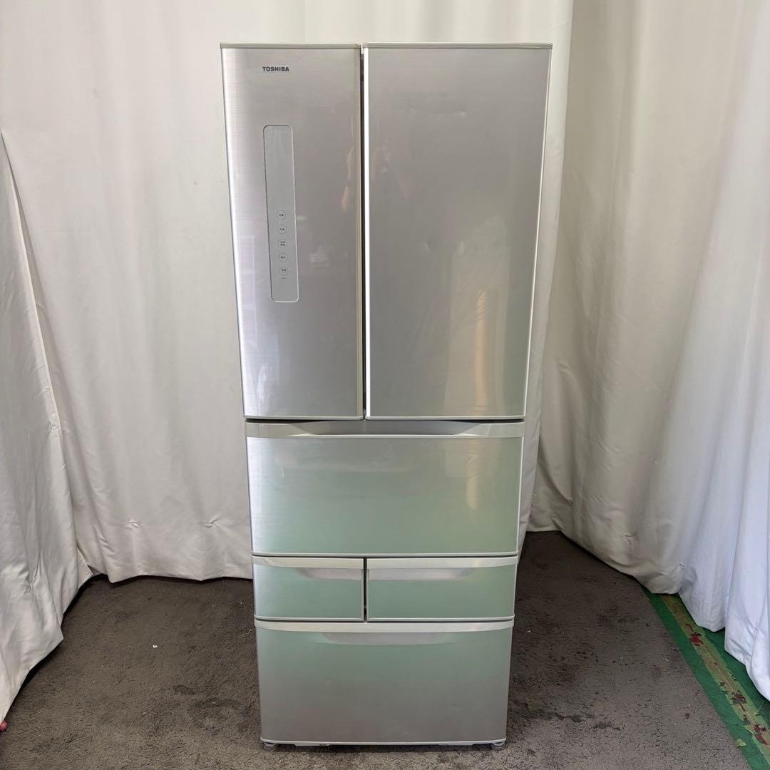 973a⭕️冷蔵庫　東芝　500-600ℓ　フレンチドア　ベジータ　設置無料　安い