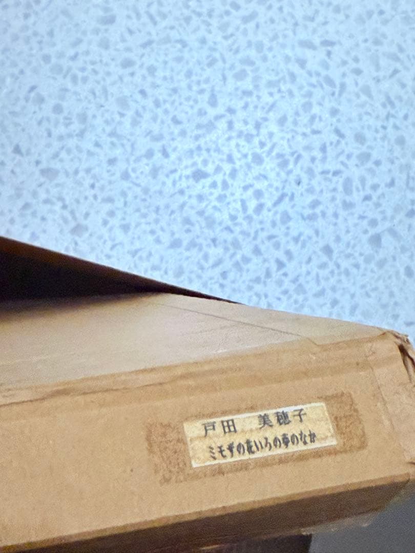 戸田美穂子【ミモザの花いろの夢のなか】　肉筆画