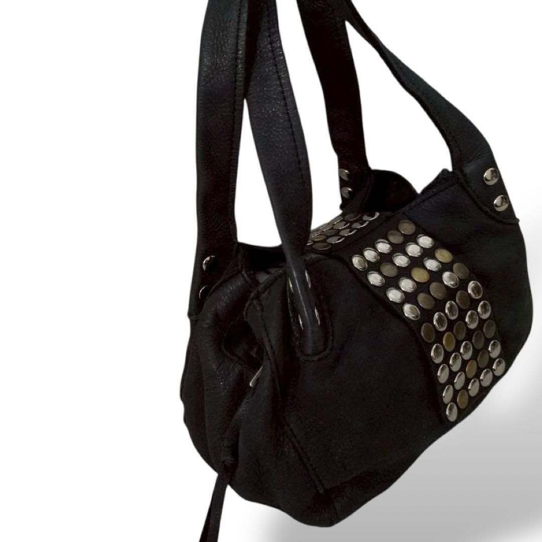 TRES y2k 00s 海外ガール 本革 スタッズ ミニショルダー バッグ