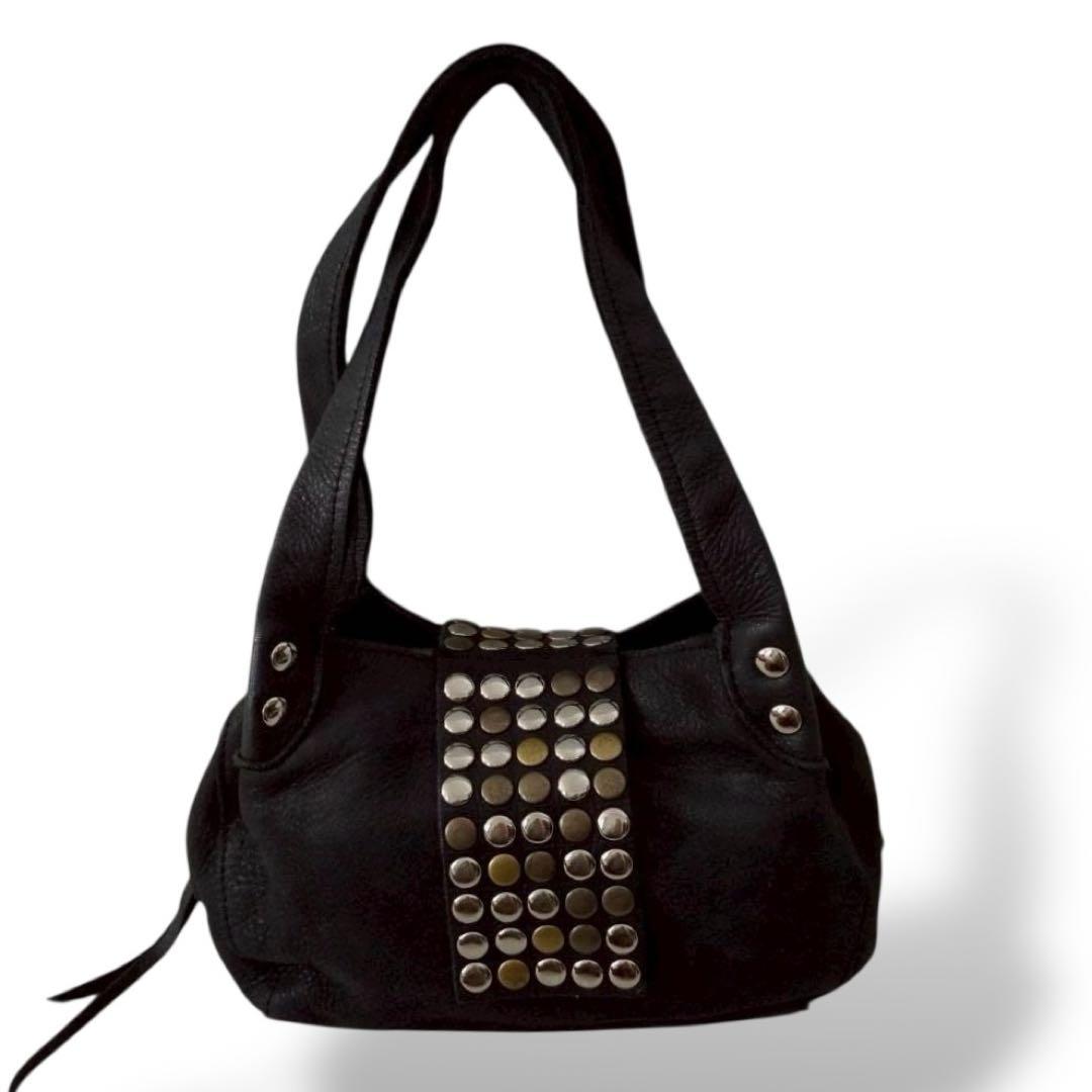 TRES y2k 00s 海外ガール 本革 スタッズ ミニショルダー バッグ