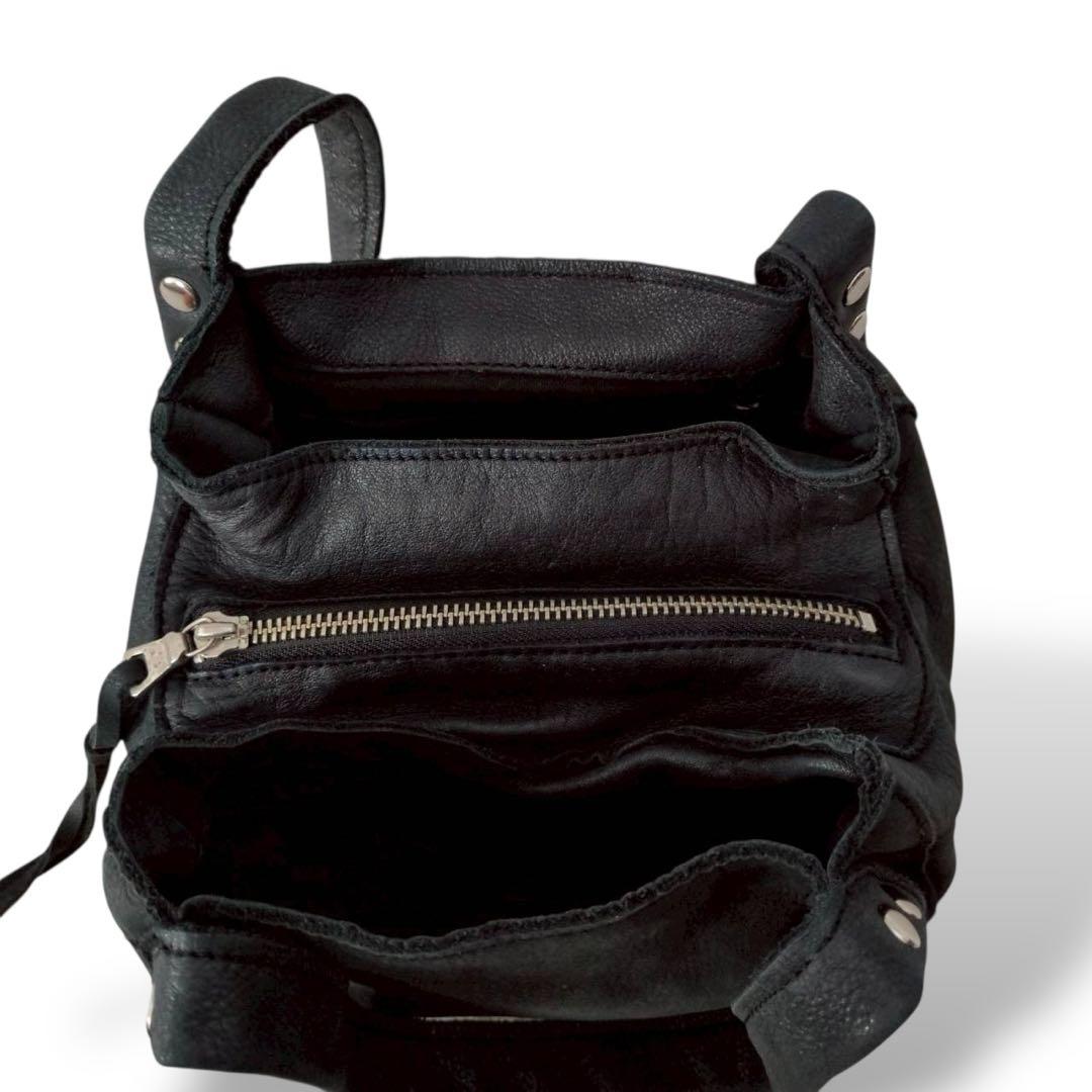 TRES y2k 00s 海外ガール 本革 スタッズ ミニショルダー バッグ