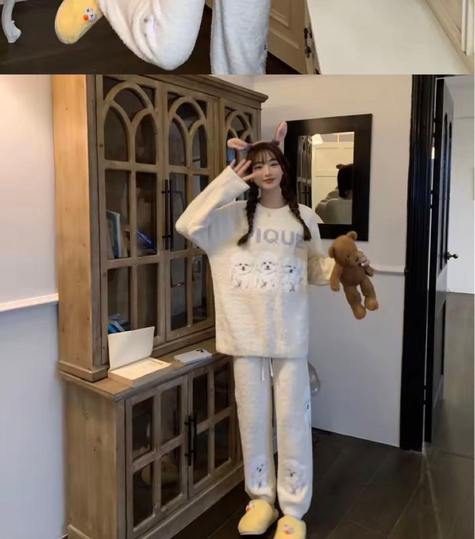 新品未使用！ジェラピケお好きな方に⭐︎ ビションジャガードプルオーバーホワイト