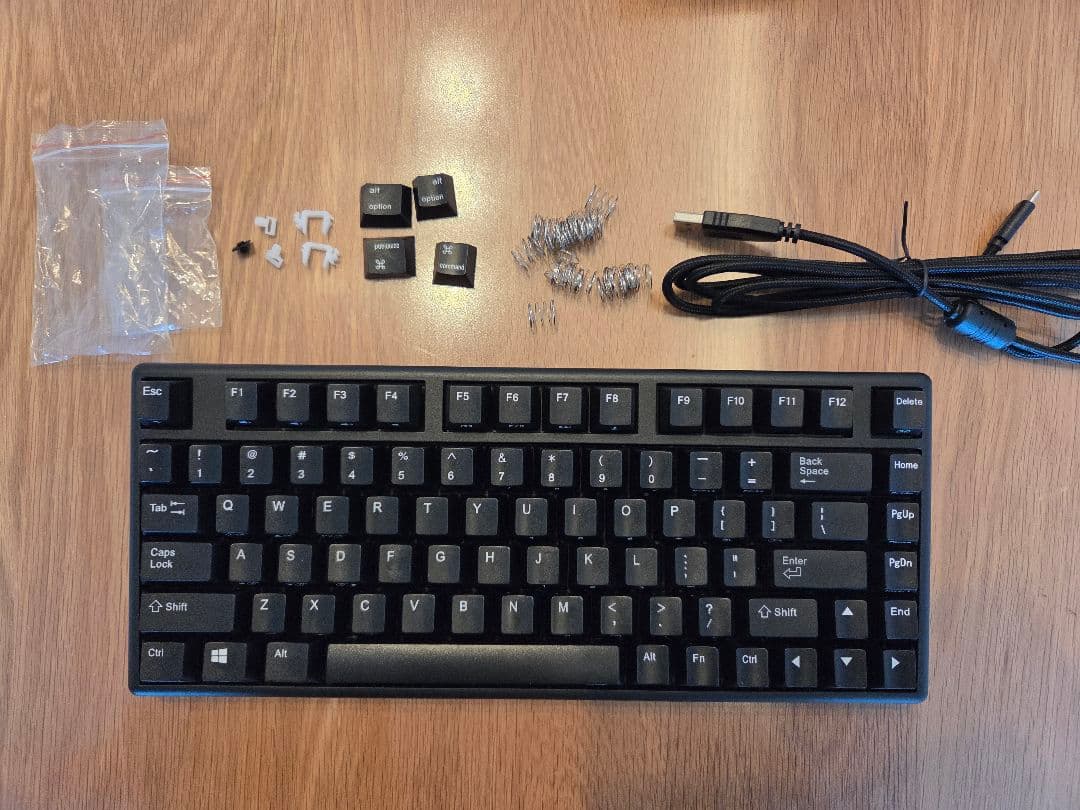 NIZ 静電容量無接点方式 英語配列キーボード 本体