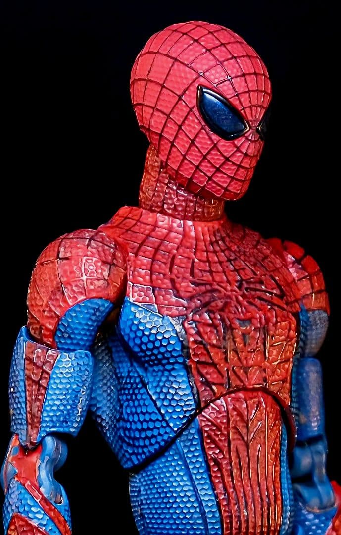 MAFEX アメイジング・スパイダーマン No.001＆カスタムヘッド2個 新品