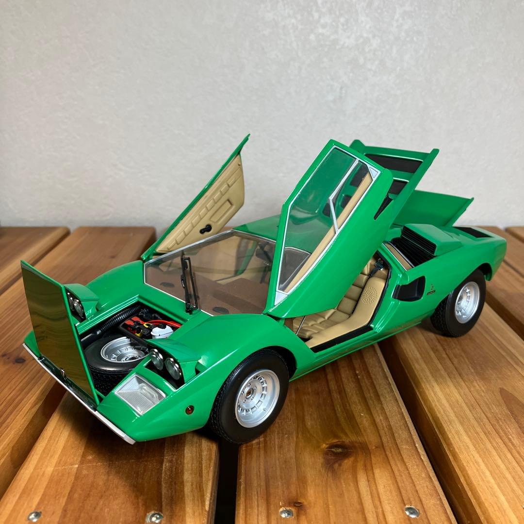 [希少]京商 1/18 ランボルギーニ カウンタック プロトタイプ グリーン