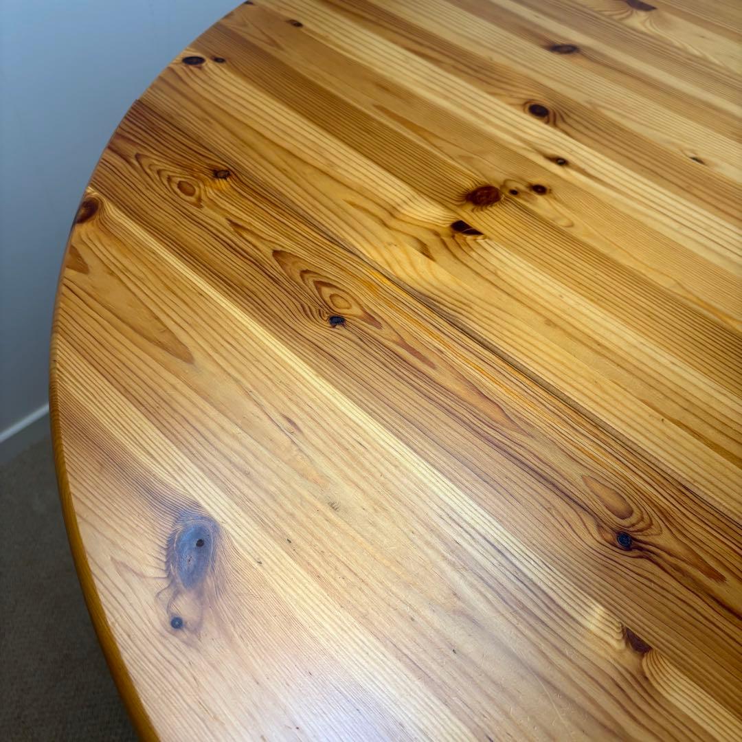 ヴィンテージ パイン無垢材　バタフライ　ダイニングテーブル