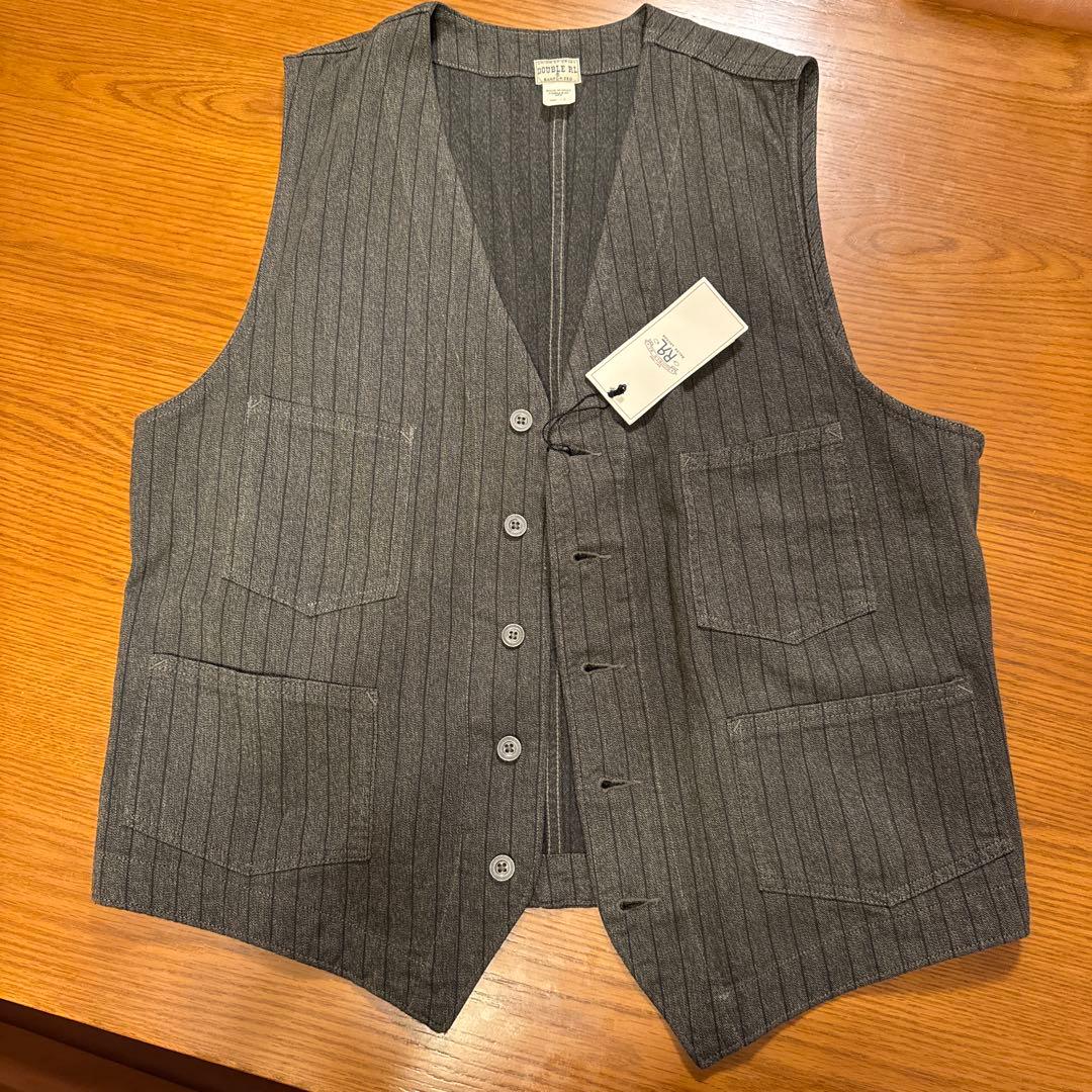 ダブルアールエル　RRL ベスト　ジャスペツイル　L