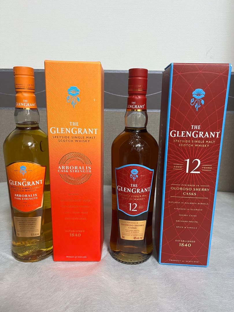 限定発売　グレングラントシェリーカスク・アルボラリスカスクストレングス　セット