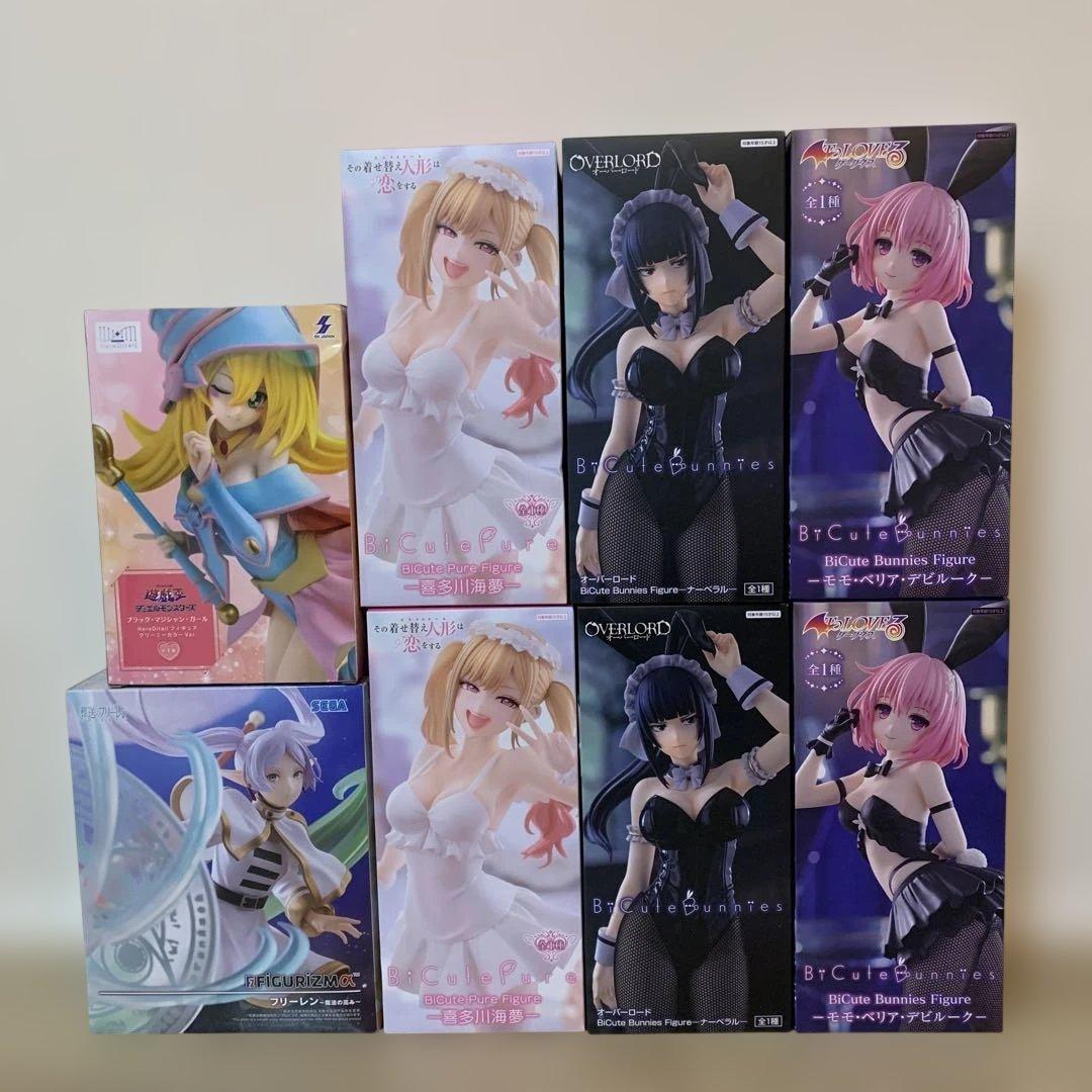 バニーガールフィギュア等8体セット