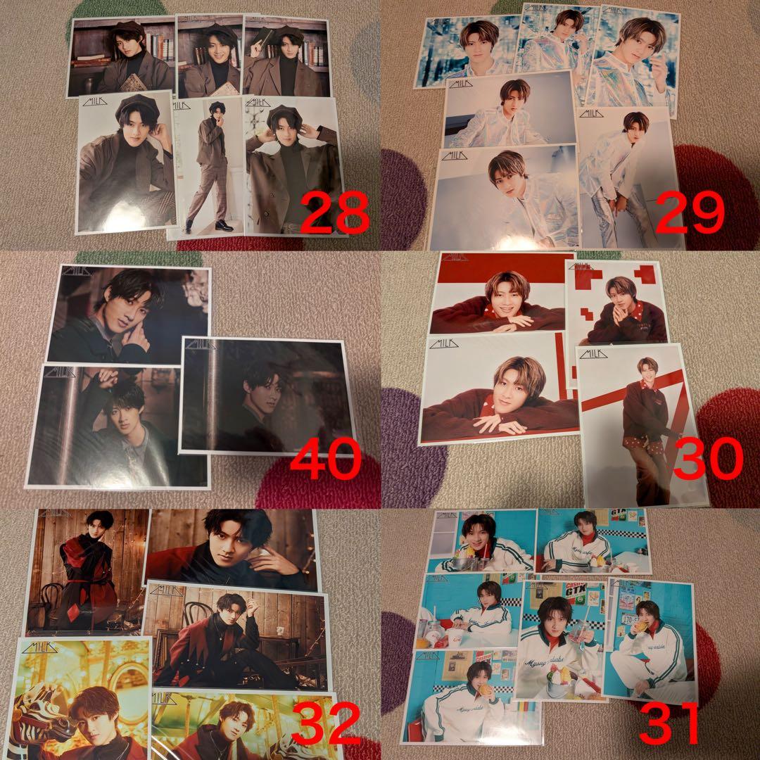 M!LK 曽野舜太 生写真 まとめ売り 118枚