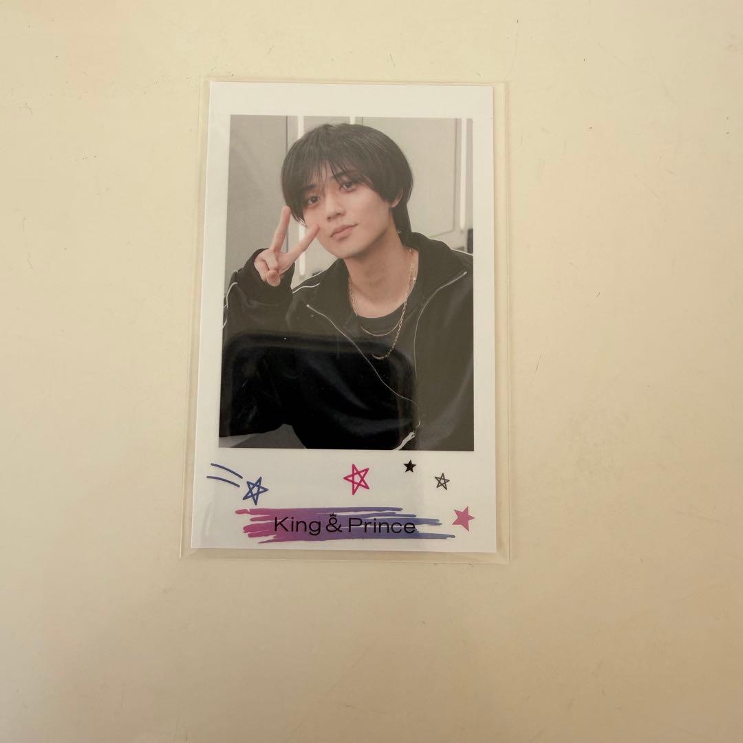 キンプリ 永瀬廉 チェキ風トレカ ステッカー