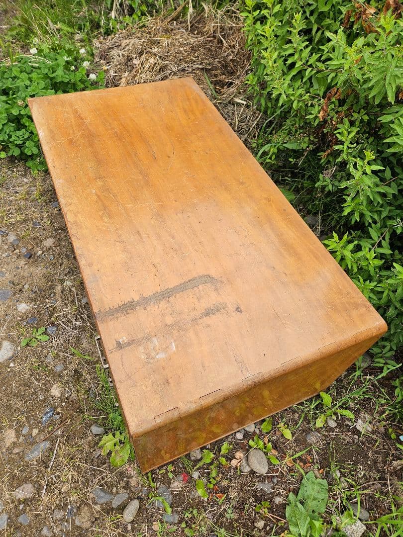 日本のアンティーク 文机 飾り台 抽斗 勉強机 座卓 木製 昭和レトロ 古家具