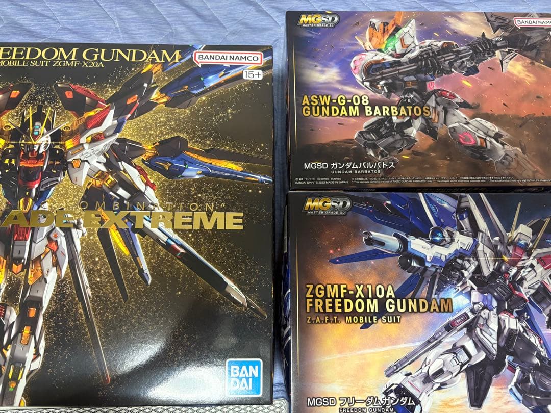 MGEX ストフリ ＆ MGSD フリーダム バルバトス