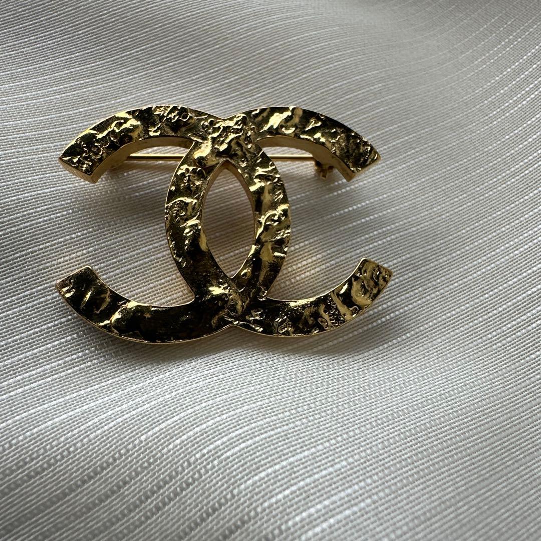 シャネル　CHANEL ブローチ　ゴールド　正規品