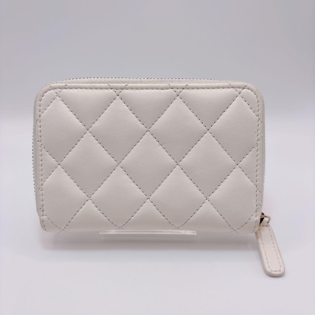 最安値 CHANEL シャネル マトラッセ COCOパール ジップパース