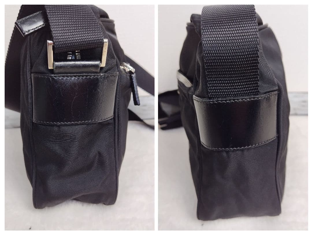 ⭐️美品✨PRADA✨カメラバッグ　プラダ　三角ロゴ　ナイロン　ブラック　白タグ