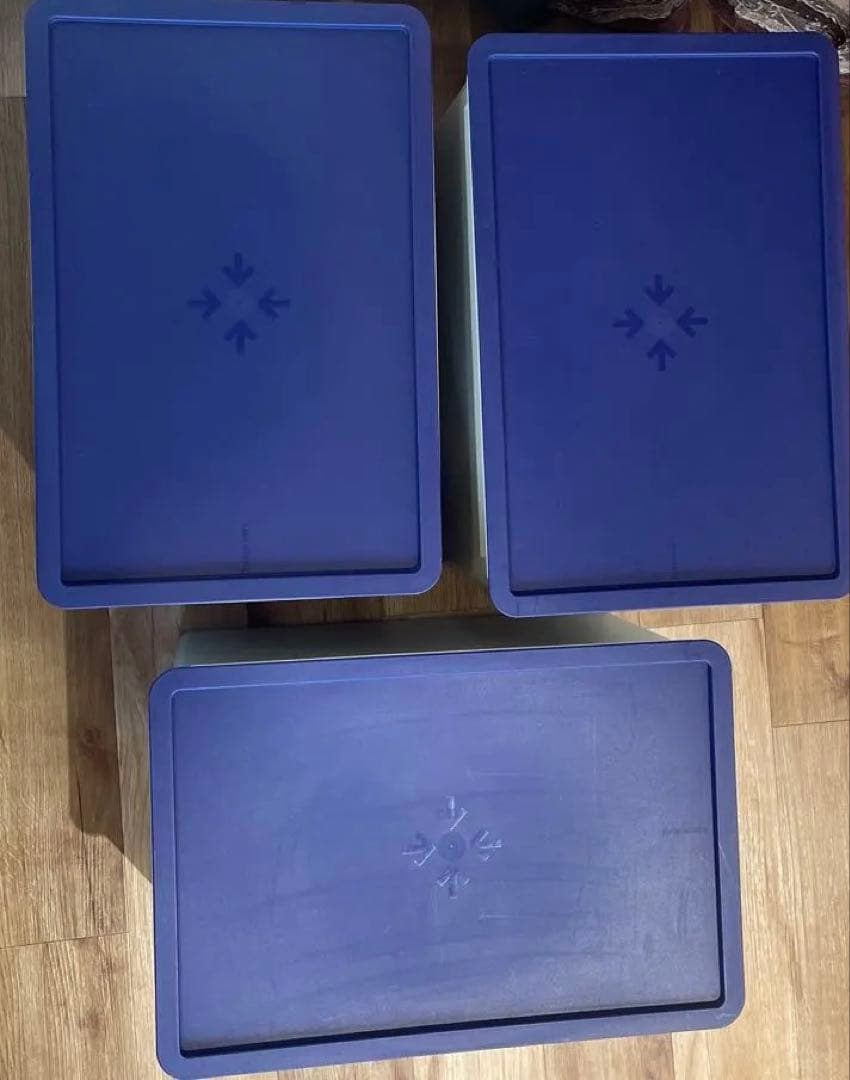 タッパーウエア 　マルチオーガナイザー　ワイド　　3個