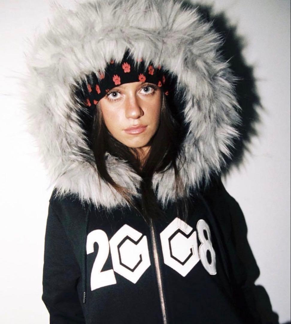 fti ファー fuckthis 8cube fur zip up