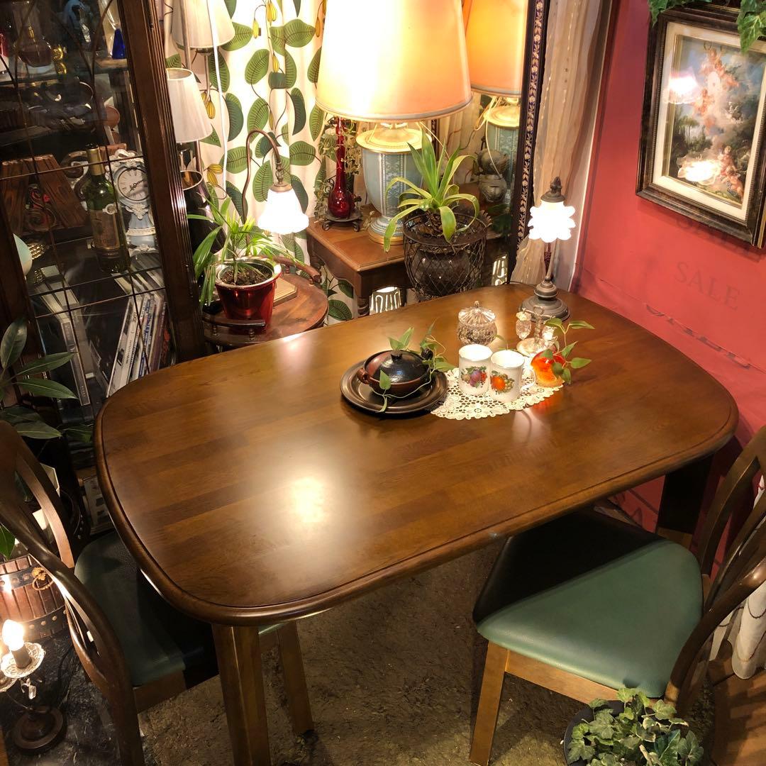 たなかさん 　ヴィンテージ オークソリッド　オーバルダイニングテーブル