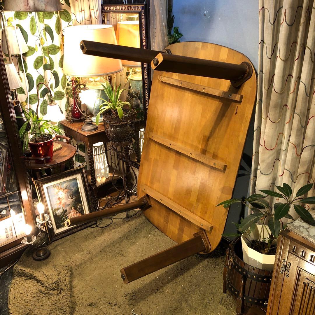 たなかさん 　ヴィンテージ オークソリッド　オーバルダイニングテーブル