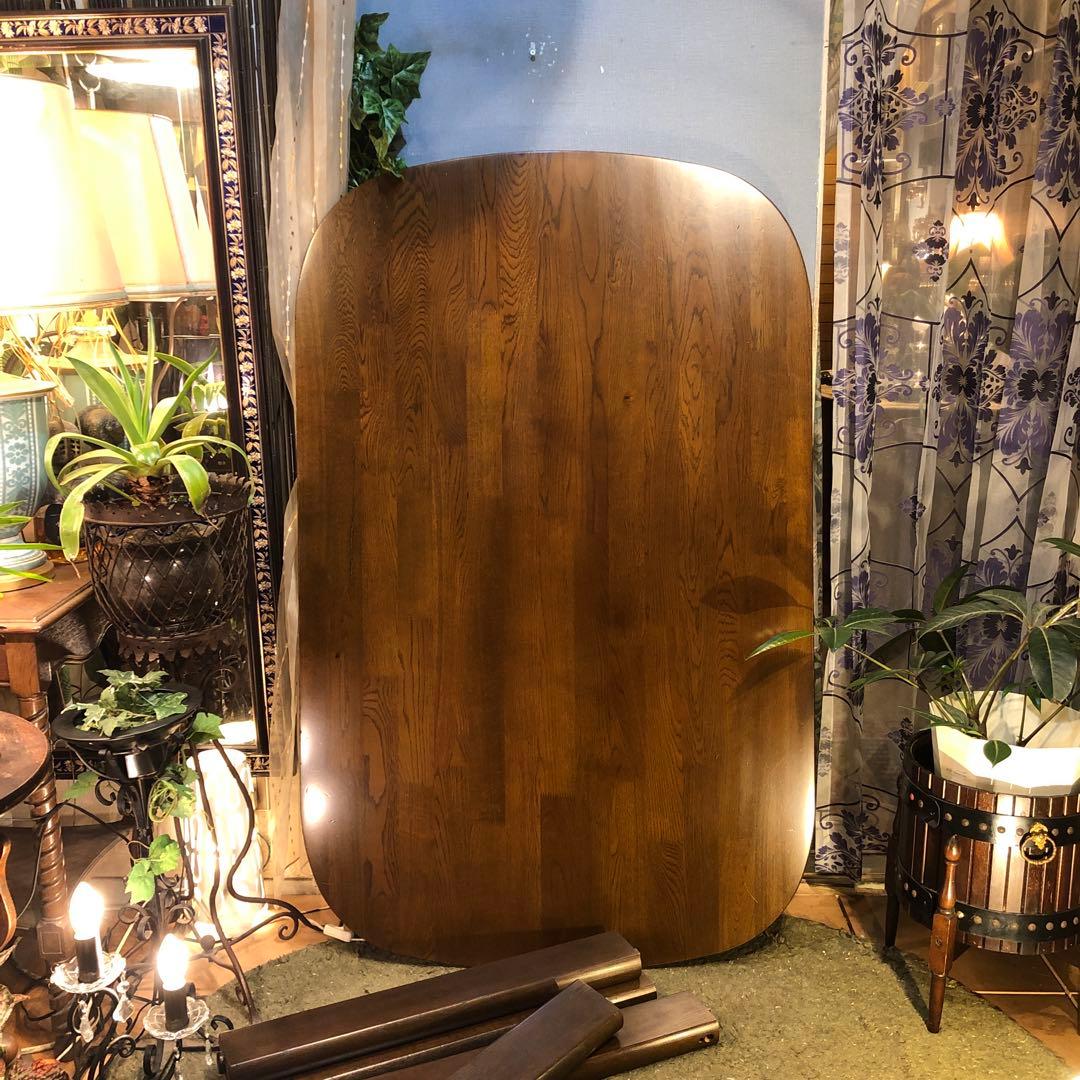 たなかさん 　ヴィンテージ オークソリッド　オーバルダイニングテーブル