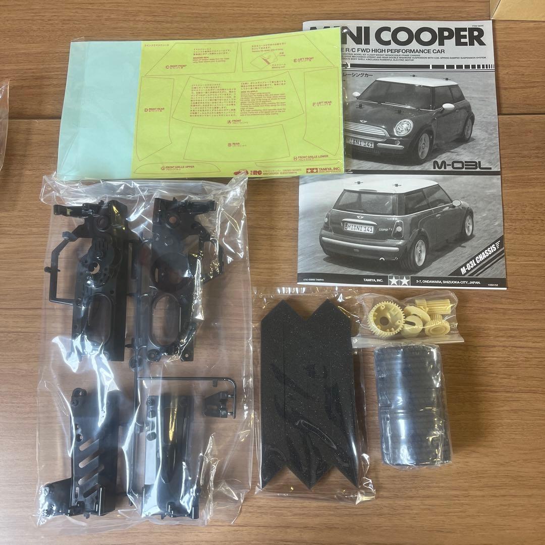 絶版！新品・未開封・身組立！タミヤ RC 初代BMW •ミニクーパー M-03L