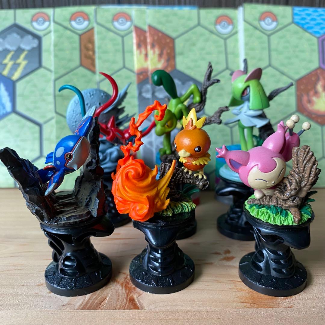 ポケモンバトルフィギュア海洋堂6個セット