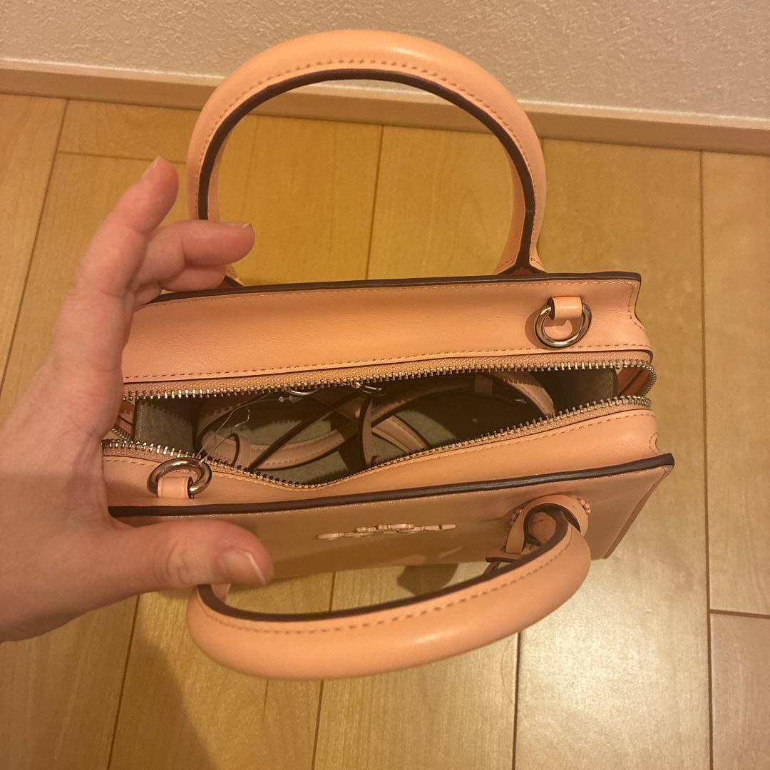 COACH アンドレア　キャリーオール　フェイデットブラッシュ　ピンクベージュ