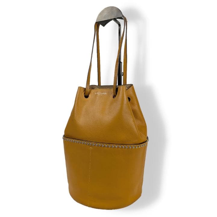 J&M DAVIDSON ミニ デイジー スタッズ ショルダーバッグ ブラウン